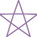 A purple star is in the middle of a green background.